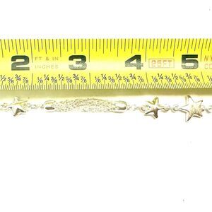 Mesh Enamel Bracelet 6.5-7inch 925 Sterling Vintage